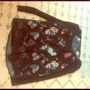 Black French Connection stretch blouse